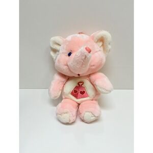 Care Bears‎ Cousins Lotsa Heart Pink Elephant Plush Toy Kenner Vintage 1984